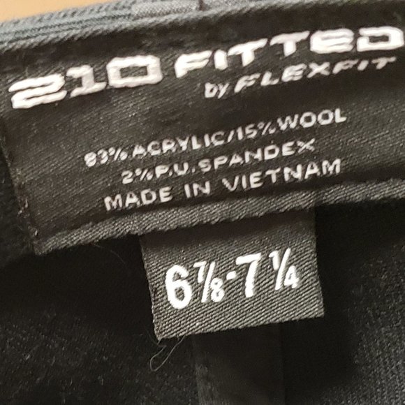 adidas Miami Heat Alternate Logo 210 Fitted cap ( sz 6 7/8 - 7 1/4) - Picture 6 of 8